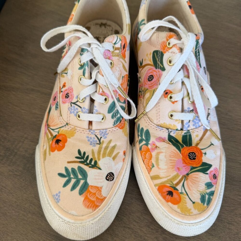 Rifle Paper x Keds Anchor Lively Pink Womens 7.5 M